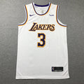 Men's Los Angeles Lakers Anthony Davis White NBA Swingman Jersey