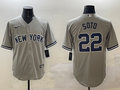 Men's New York Yankees Juan Soto Gray Game Player Jersey