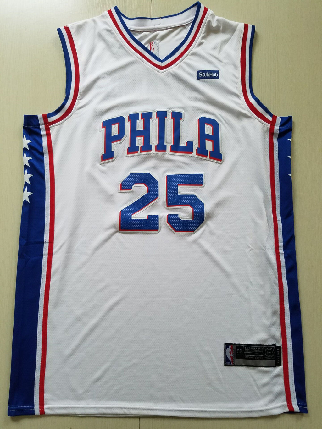 Men's Philadelphia 76ers Ben Simmons White Swingman Jersey