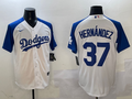 Men's Los Angeles Dodgers Teoscar Hernandez White Player Jersey