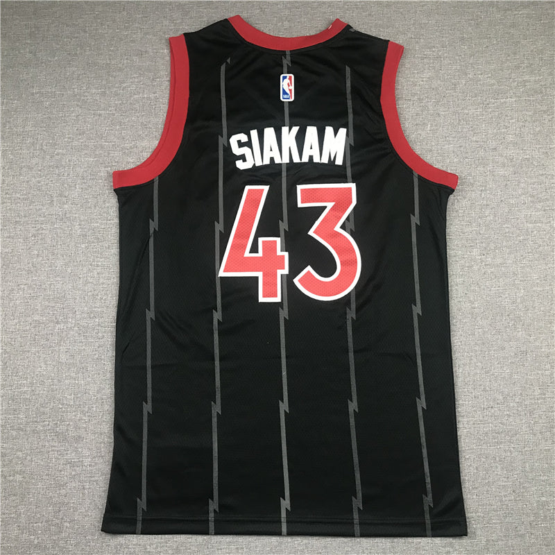 Men's Toronto Raptors Pascal Siakam Black 2020/21 Swingman Jersey