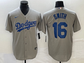 Men's Los Angeles Dodgers Will Smith Gray Replica Player Jersey