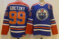 Men's Edmonton Oilers Wayne Gretzky Navy Breakaway Player Jersey