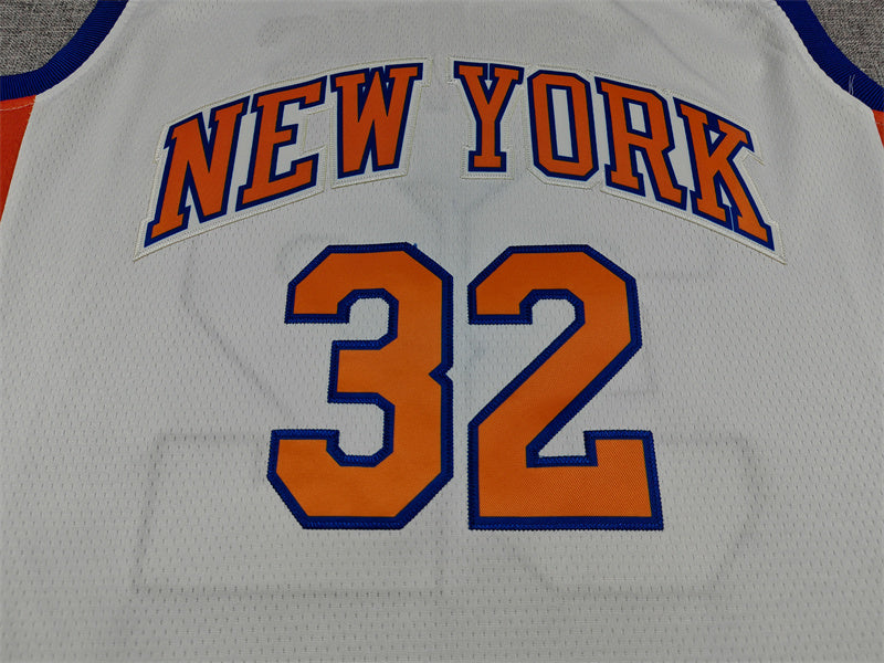 Men's New York Knicks Karl-Anthony Towns White 2025/26 Swingman Jersey - City Edition