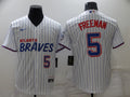 Men's Atlanta Braves Freedie Freeman White Replica Jersey City Edition