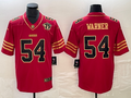 Men's San Francisco 49ers Fred Warner Scarlet Player Game Jersey