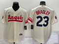 Men's Los Angeles Angels Archie Bradley Cream City Connect Replica Player Jersey