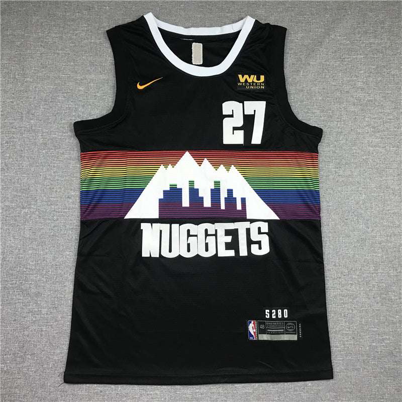 Men's Denver Nuggets Jamal Murray NBA Black Player Jersey