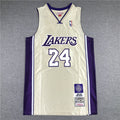 Men's Los Angeles Lakers Kobe Bryant Gold Hall of Fame Hardwood Classics Jersey