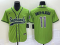Men's Seattle Seahawks Jaxon Smith-Njigba Green Game Jersey Joint Edition