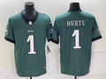 Men's Philadelphia Eagles Jalen Hurts Midnight Green Player Jersey