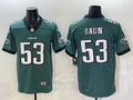 Men's Philadelphia Eagles Caleb Baun Midnight Green Game Player Jersey