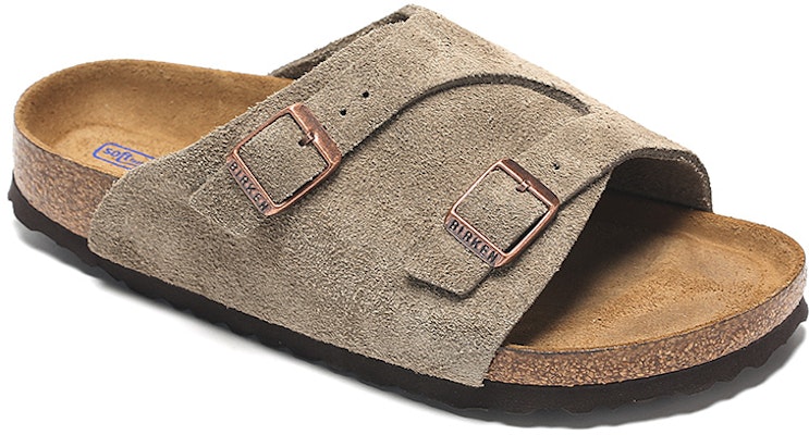 Birkenstock Zrich Series Cowhide Suede 1009533 Beige Fashion Sandals