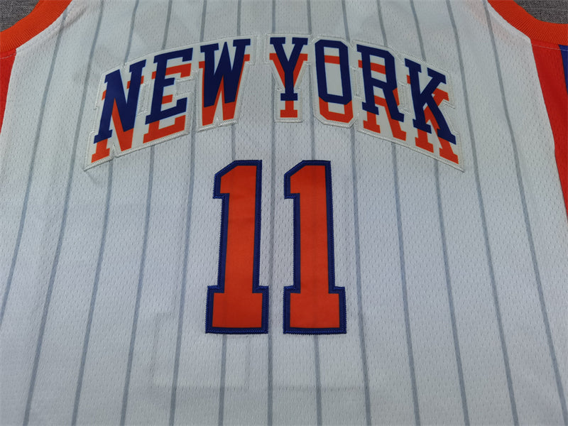 Men's New York Knicks Jalen Brunson White 2024/25 Swingman Player Jersey - City Edition