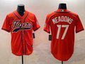 Men's Detroit Tigers Austin Meadows Orange Replica Player Jersey