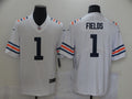 Men's Chicago Bears Justin Fields White Game Jersey