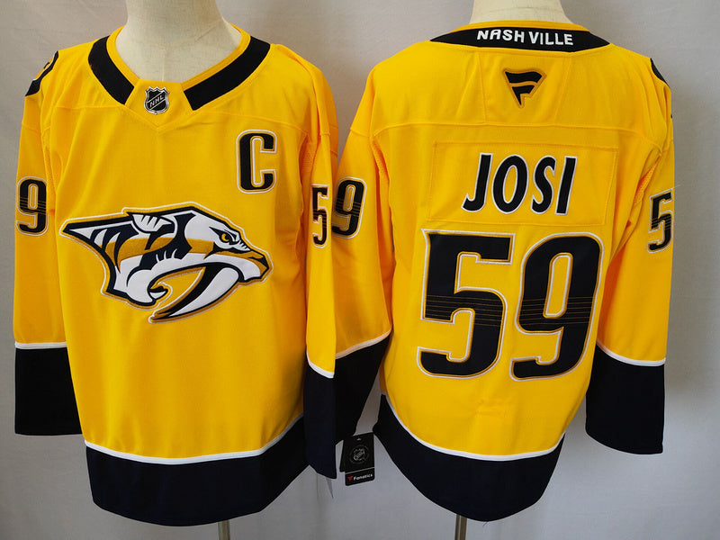 Men's Nashville Predators Roman Josi Fanatics Gold Home Breakaway Jersey