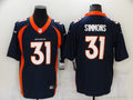 Men's Denver Broncos Justin Simmons Navy Game Jersey