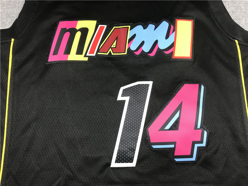 Men's Miami Heat Tyler Herro Black Swingman Player Jersey - City Edition
