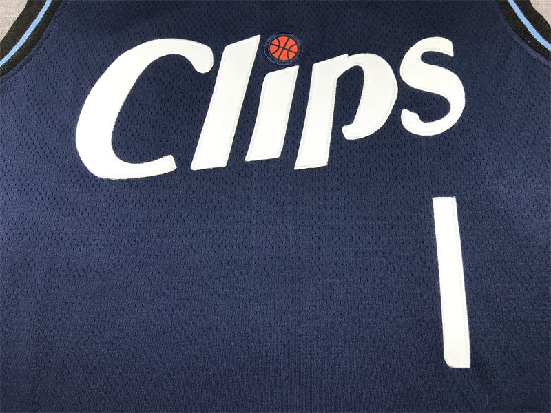 Men's LA Clippers James Harden Navy 2023/24 Swingman Jersey - City Edition