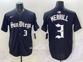 Men's San Diego Padres Jackson Merrill Black Player Game Jersey
