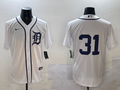 Men's Detroit Tigers Riley Greene White Player Jersey