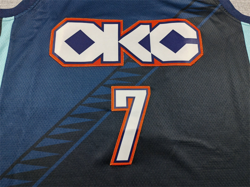 Men's Oklahoma City Thunder Chet Holmgren Navy 2025/26 Swingman Jersey - City Edition