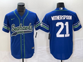 Men's Seattle Seahawks Devon Witherspoon Royal Alternate Legend Player Jersey Joint Edition
