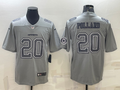 Men's Dallas Cowboys Tony Pollard Gray Atmosphere Fashion Game Jersey
