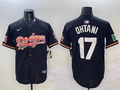 Men's Los Angeles Dodgers Shohei Ohtani Black Team Jersey