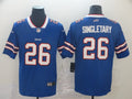 Men's Buffalo Bills Devin Singletary Blue Game Player Jersey