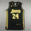 Men's Los Angeles Lakers Kobe Bryant Black Replica Jersey