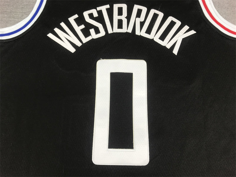 Men's LA Clippers Russell Westbrook Black 2022/23 Fastbreak Jersey - City Edition