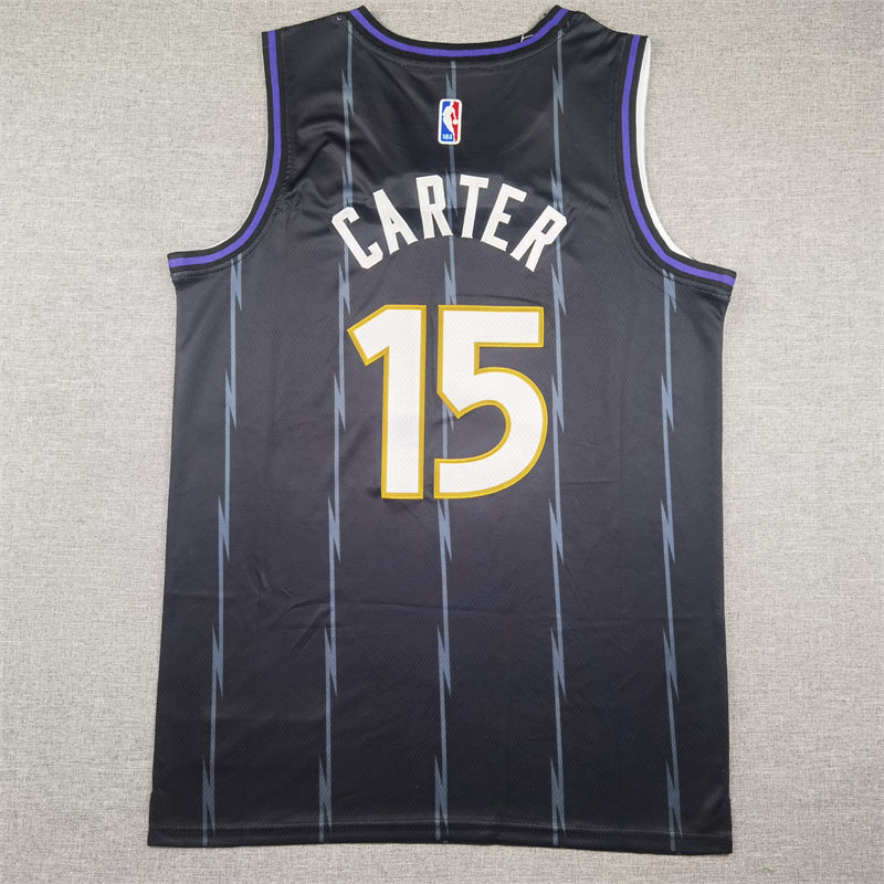 Men's Toronto Raptors Vince Carter Black 2024/25 Swingman Player Jersey - City Edition