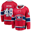Men's Montreal Canadiens Lane Hutson Fanatics Red Home Breakaway Jersey