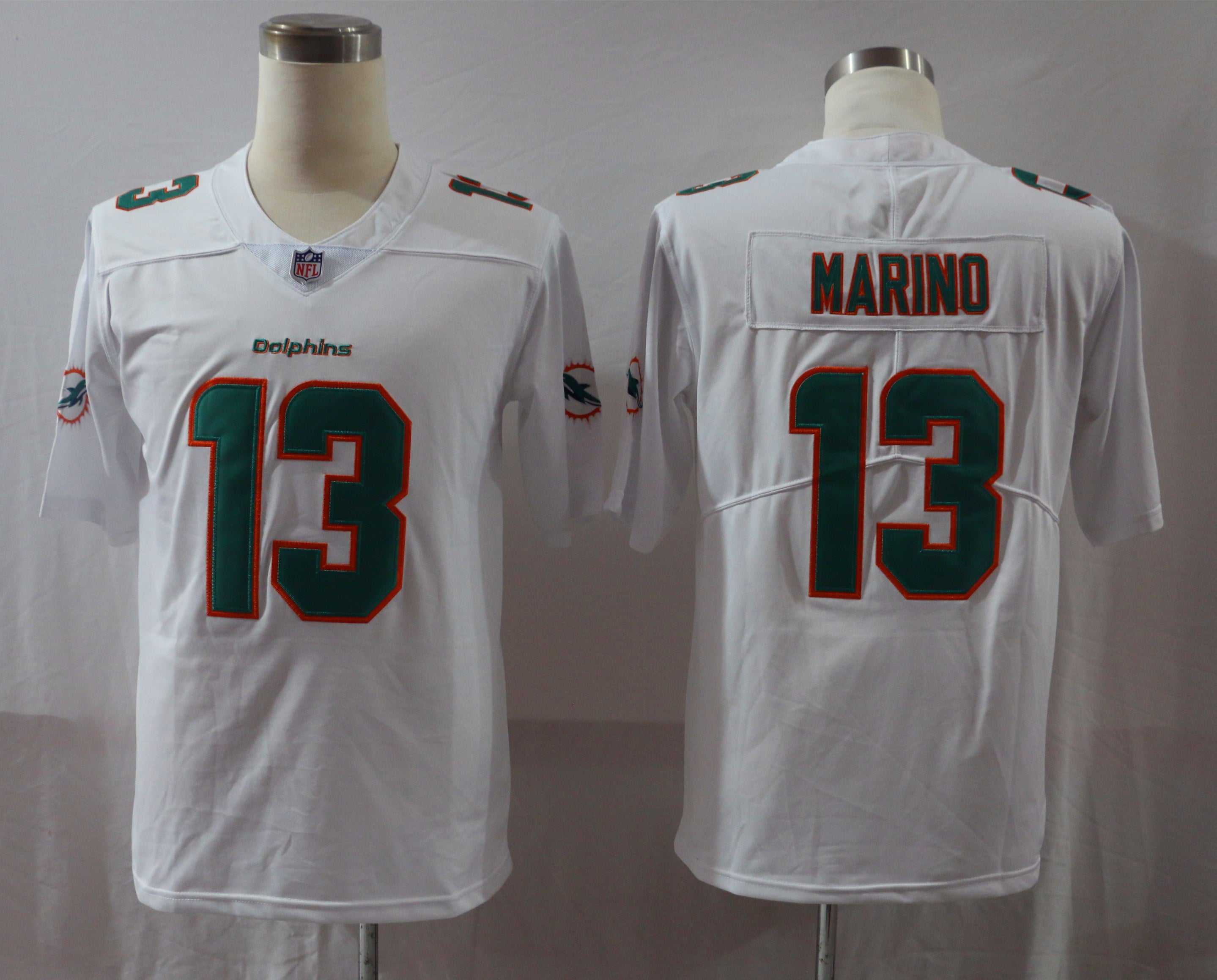 Men's Miami Dolphins Dan Marino White Game Jersey