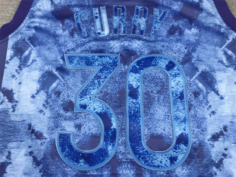 Men's Golden State Warriors Stephen Curry Royal Select Series Swingman Jersey