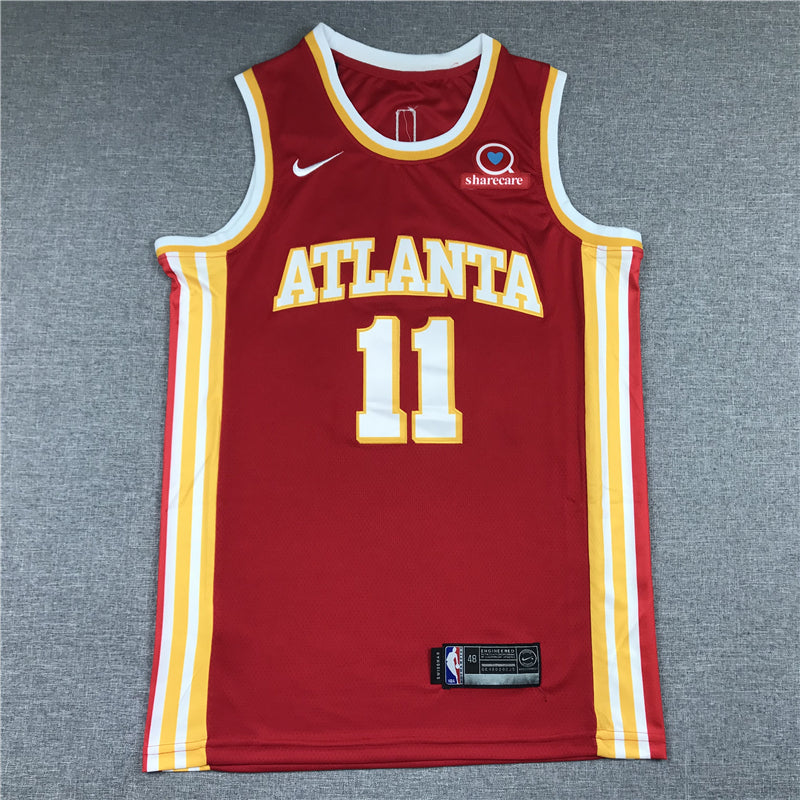 Men's Atlanta Hawks Trae Young Red 2019/20 Swingman Jersey
