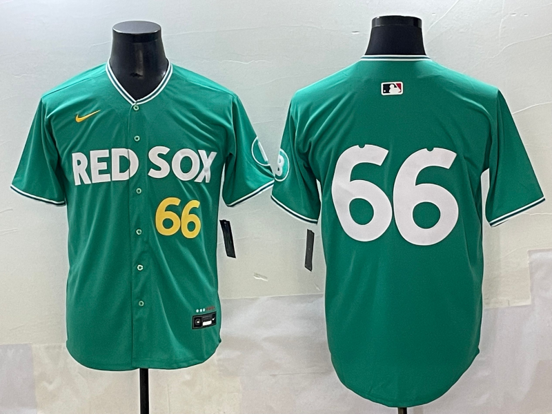 Men's Boston Red Sox Brayan Bello Green 2025 City Connect Limited Player Jersey
