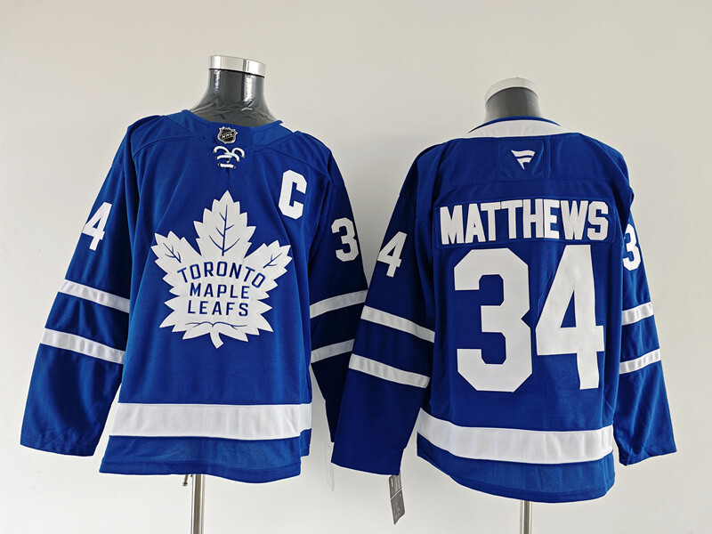 Men's Toronto Maple Leafs Auston Matthews Fanatics Blue Home Premium Jersey