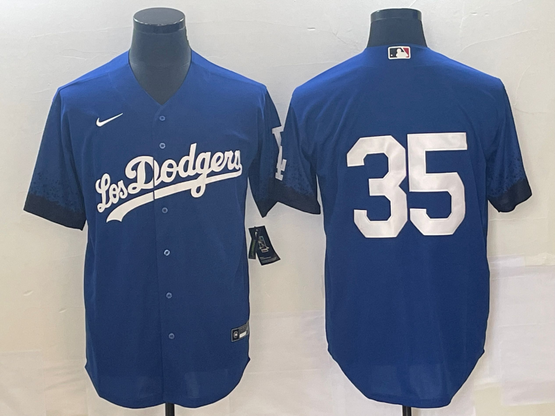 Men's Los Angeles Dodgers Cody Bellinger Royal City Connect Replica Player Jersey