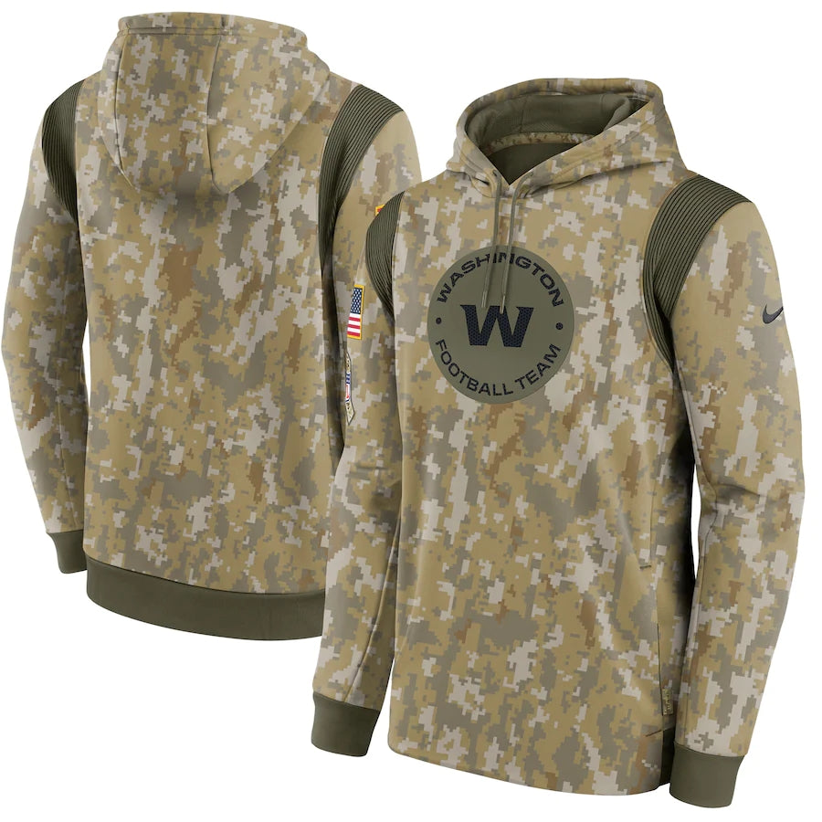 Men's Washington Commanders 2021 Salute to Service Hoodie Camouflage