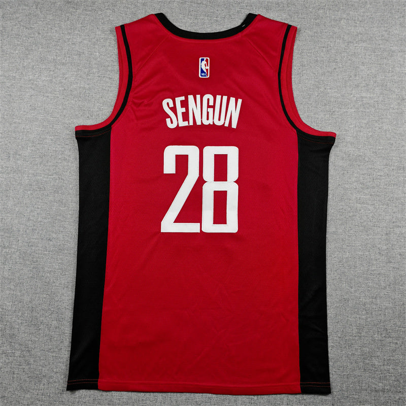 Men's Houston Rockets Alperen Sengun Red Swingman Player Jersey - Icon Edition