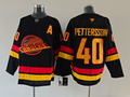Men's Vancouver Canucks Elias Pettersson Fanatics Black Alternate Premium Player Jersey