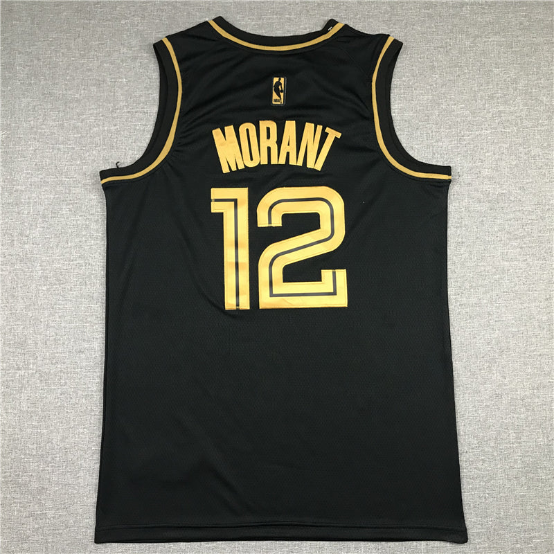 Men's Memphis Grizzlies Ja Morant Black Replica Fast Break Jersey