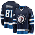 Men's Winnipeg Jets Kyle Connor Fanatics Navy Breakaway Jersey