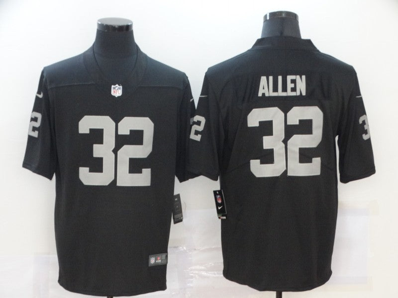 Men's Las Vegas Raiders Marcus Allen Black Game Player Jersey
