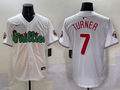 Men's Philadelphia Phillies Trea Turner White Game Jersey