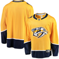 Men's Nashville Predators Fanatics Gold Breakaway Home Blank Jersey