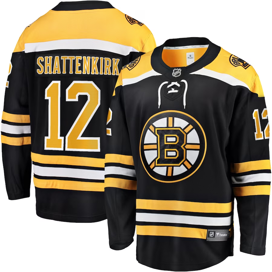 Men's Boston Bruins Kevin Shattenkirk Black Replica Player Jersey